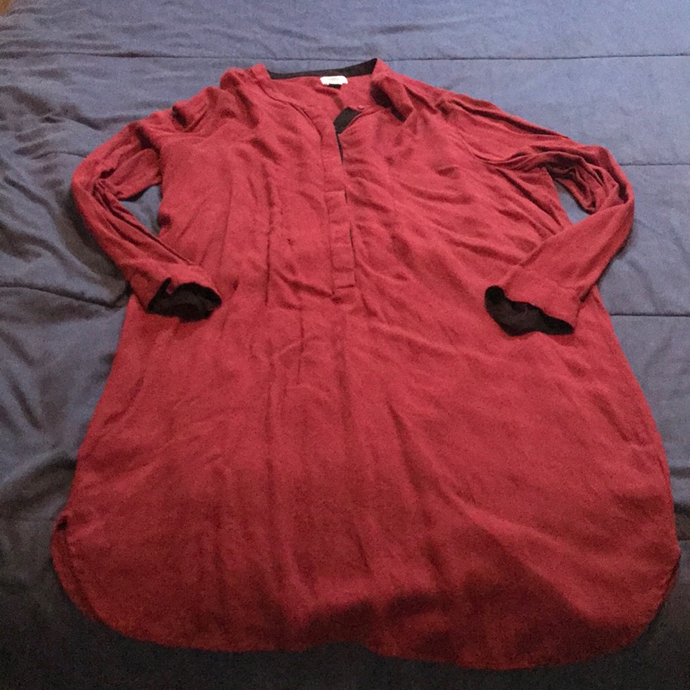 Old Navy midi dress burgundy